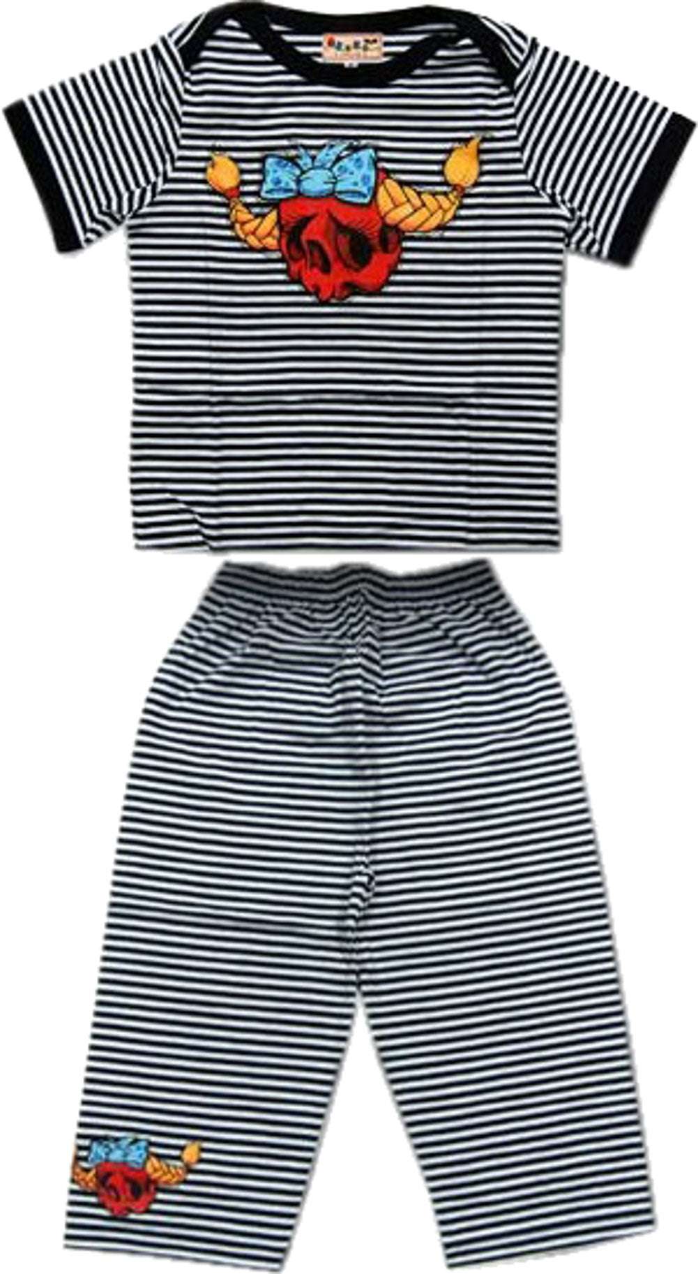 Suesser_Girlie_SKULL_Streifen_SCHLAFANZUG_-_SetCR7nl9xvop41V