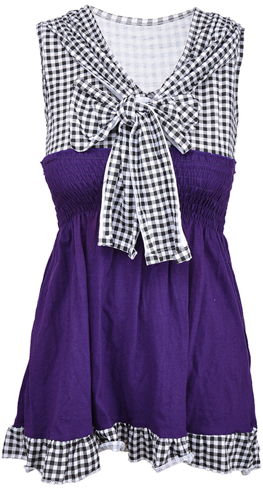 Suesses_MaeDCHEN_Kids_Gingham_Pepita_Bow_Rueschen_KLEIDYqPkCMVk0k6zA