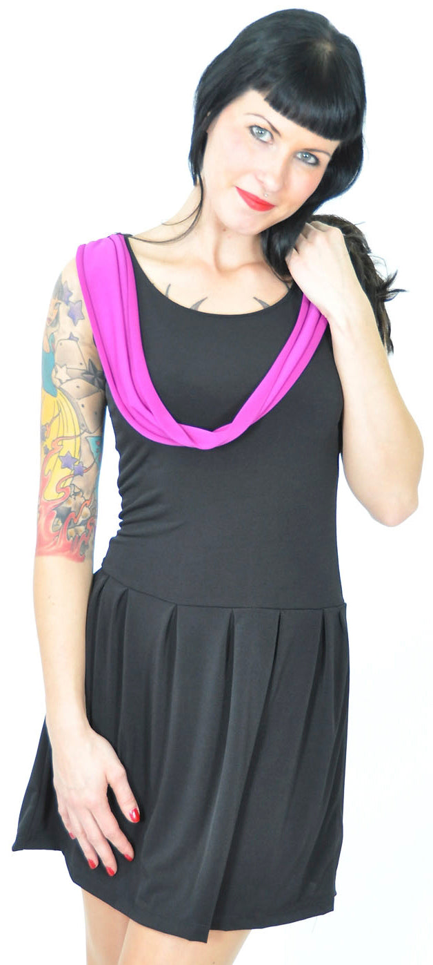 Suesses_PIN_UP_Vintage_TRaeGERKLEID_mit_Zierschal_-_Schwarz