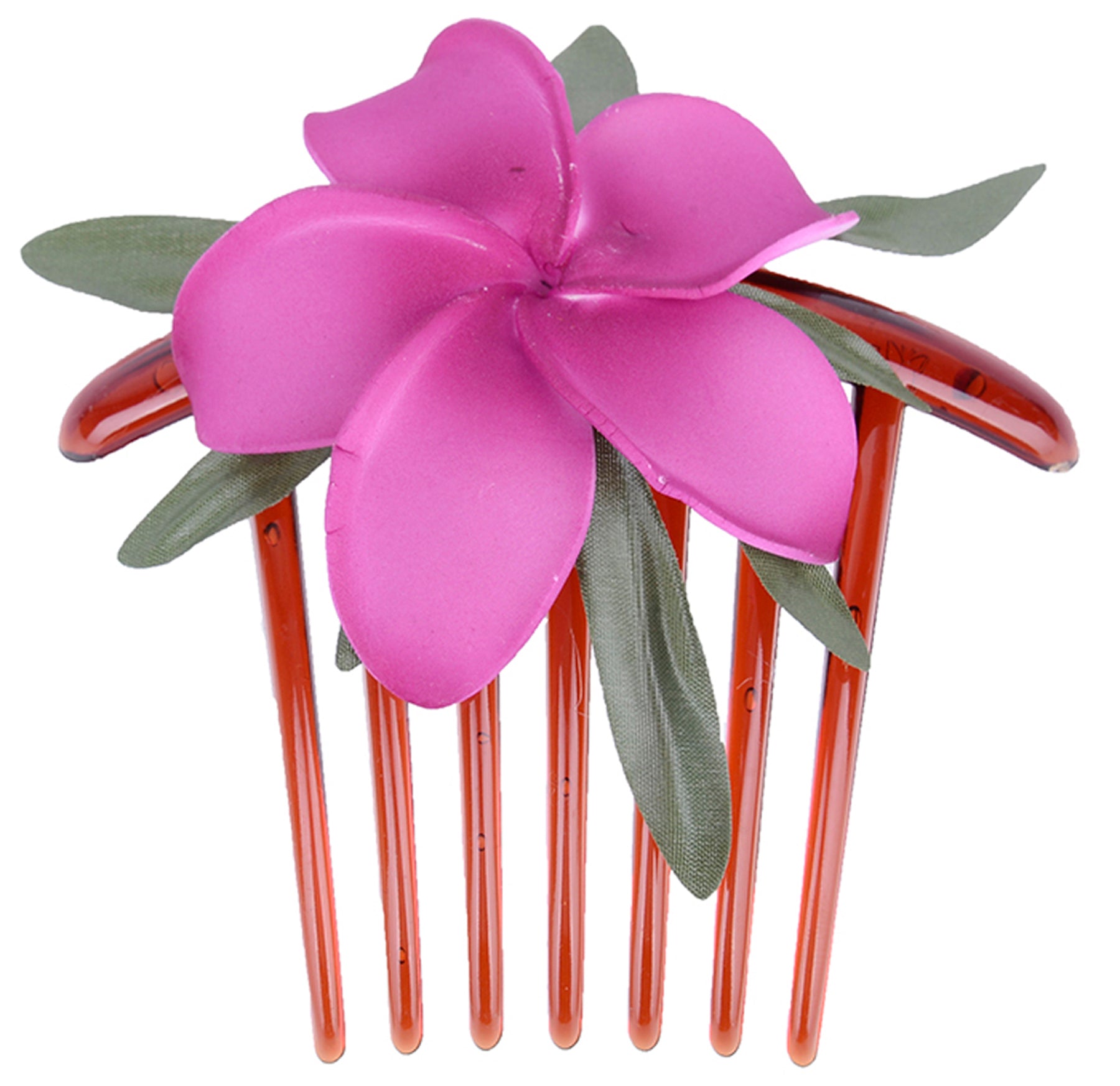 Sweet_LULANI_Tiki_FRANGIPANI_Flower_Blueten_Blaetter_Haarkamm_-_Lila_killer_kirschepAAQbvyuUQ5Oz