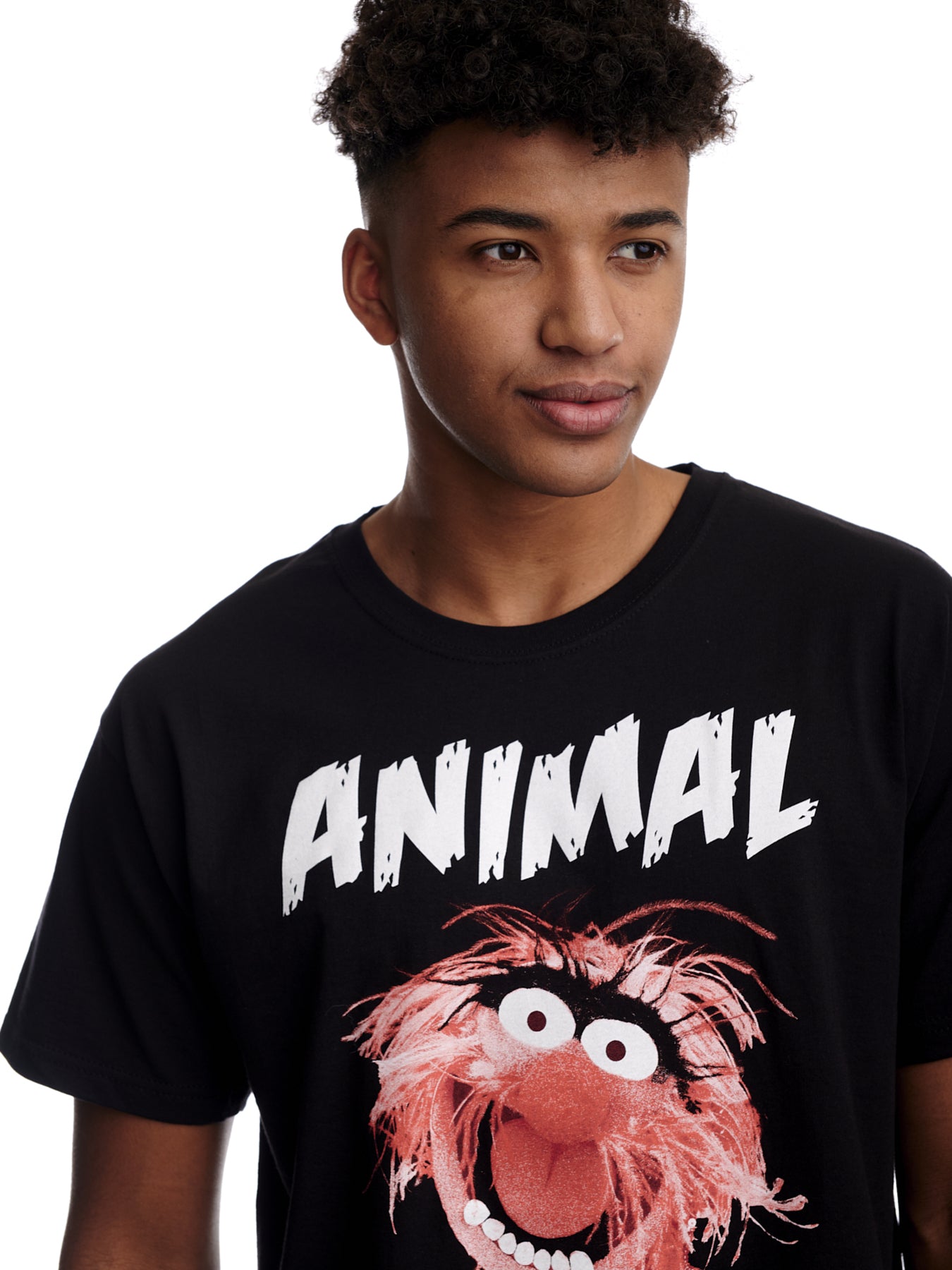 The_Muppets_READY_TO_ROCK_Animal_Motiv_RUNDHALS_Kurzarm_Herren_T-SHIRT_killer_kirsche_5