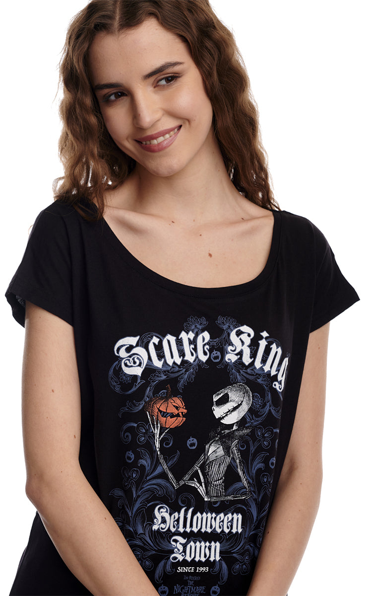 The_Nightmare_Before_Christmas_Scare_King_Damen_T-Shirt_killer_kirsche_5V6nsIBXrmkdcf