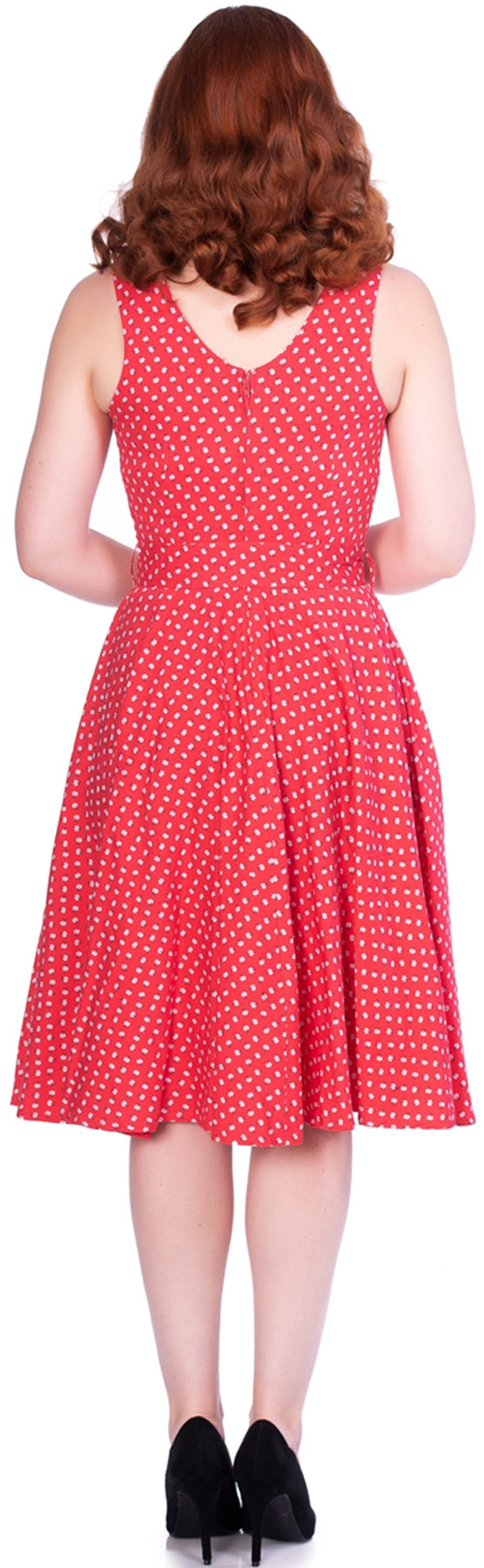 Timeless_London_TIMMY_Vintage_FLORAL_Blumen_50s_Kurzarm_SWING_DRESS_Kleid_killer_kirsche_3