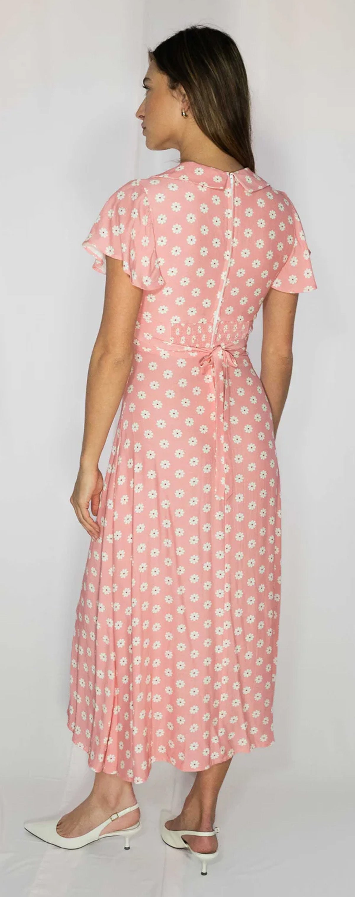 Timeless_SALOME_VINTAGE__Flutter_Sleeve_40s_Floral_Blueten_Swing_DRESS_Kleid_-_Pink-3