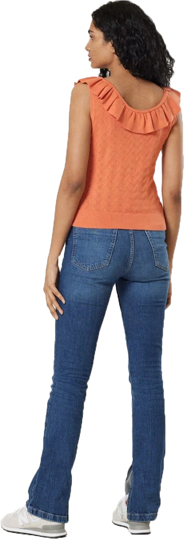 Timeless_SIMONE_RUFFLE_Vintage_Ajour_LOCHMUSTER_Ruesche_Feinstrick_TOP_Oberteil_Killer_Kirsche-4