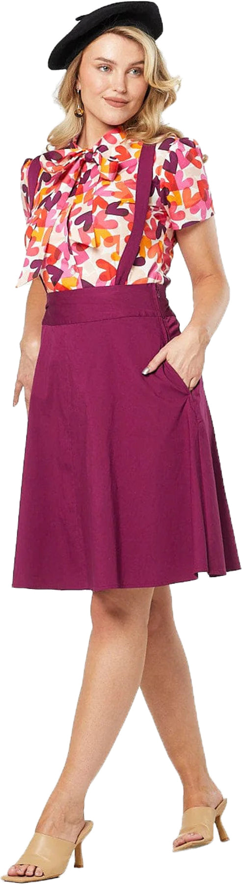 Timeless_SPOIL_ME_Vintage_Basic_HIGH_WAIST_Traeger_50s_Swing_Skirt_TELLERROCK_-_Lila_Killer_Kirsche-176uQtp9deqrEJ