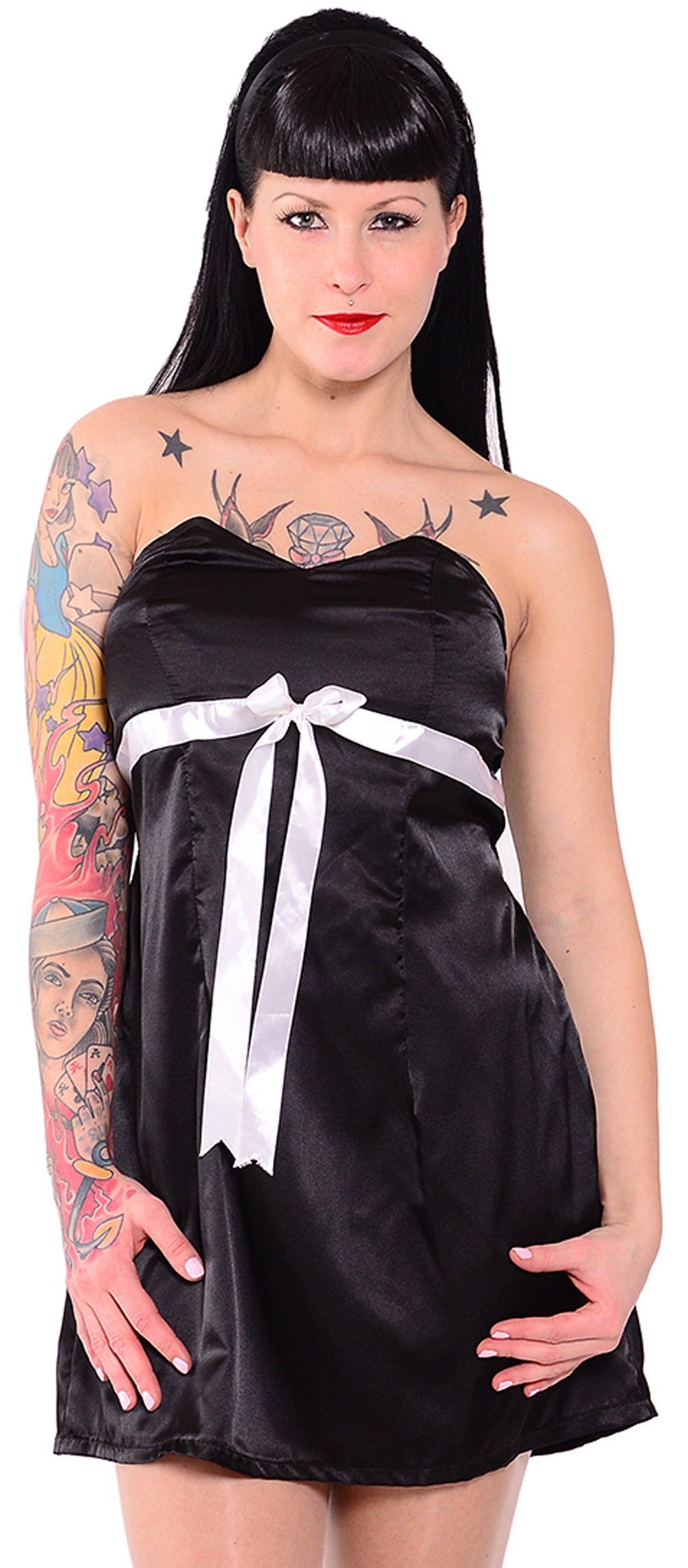 Traegerloses_SATIN_Bandeau_White_Bow_KleidAFsEO9utomrET