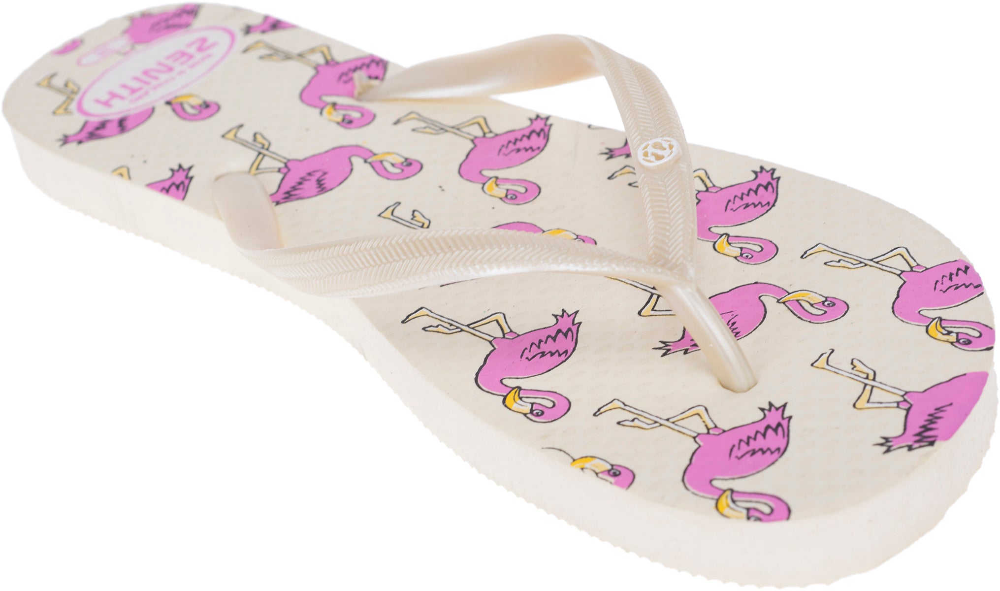 Tropical_FLAMINGO_Retro_TIKI_Badeschuhe_ZEHENTRENNER_-_Gelb-3