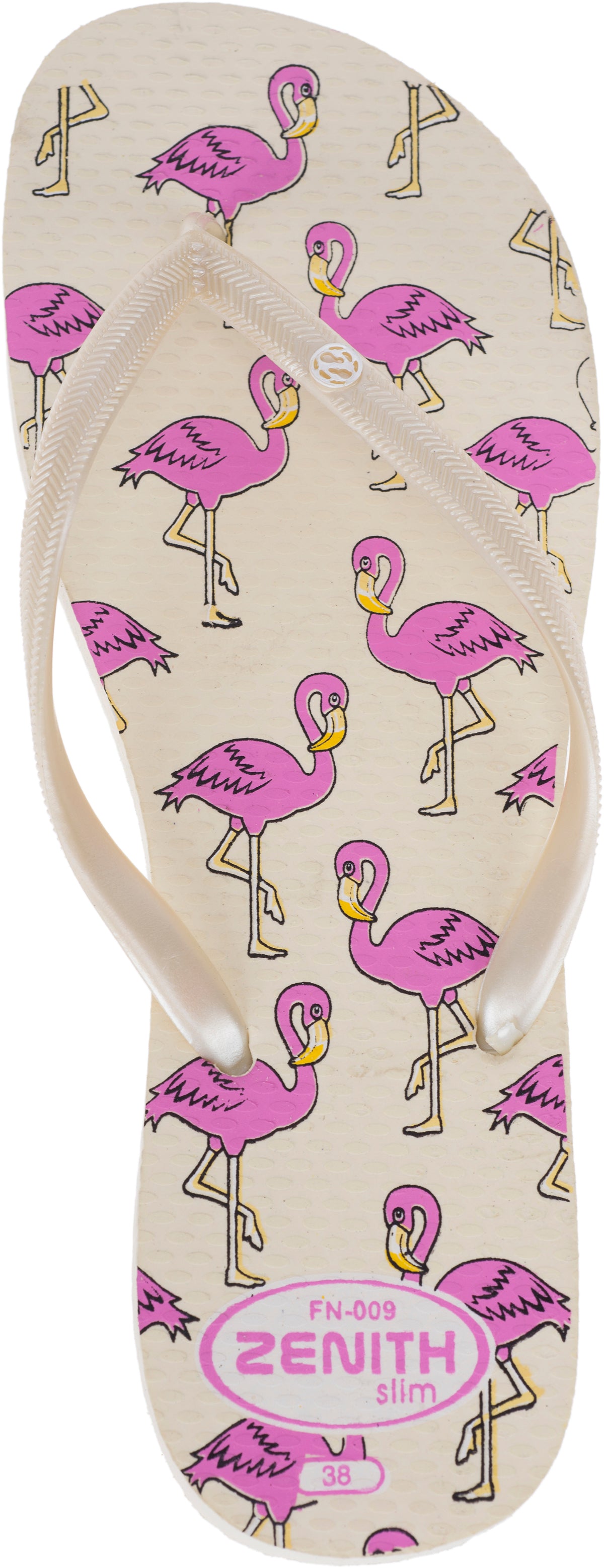 Tropical_FLAMINGO_Retro_TIKI_Badeschuhe_ZEHENTRENNER_-_Gelb-4