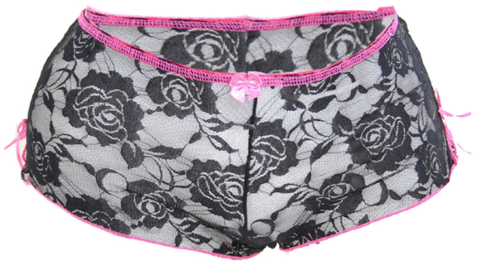 VINTAGE_Rosen_PANTY_Unterhose_-_SchwarzPink