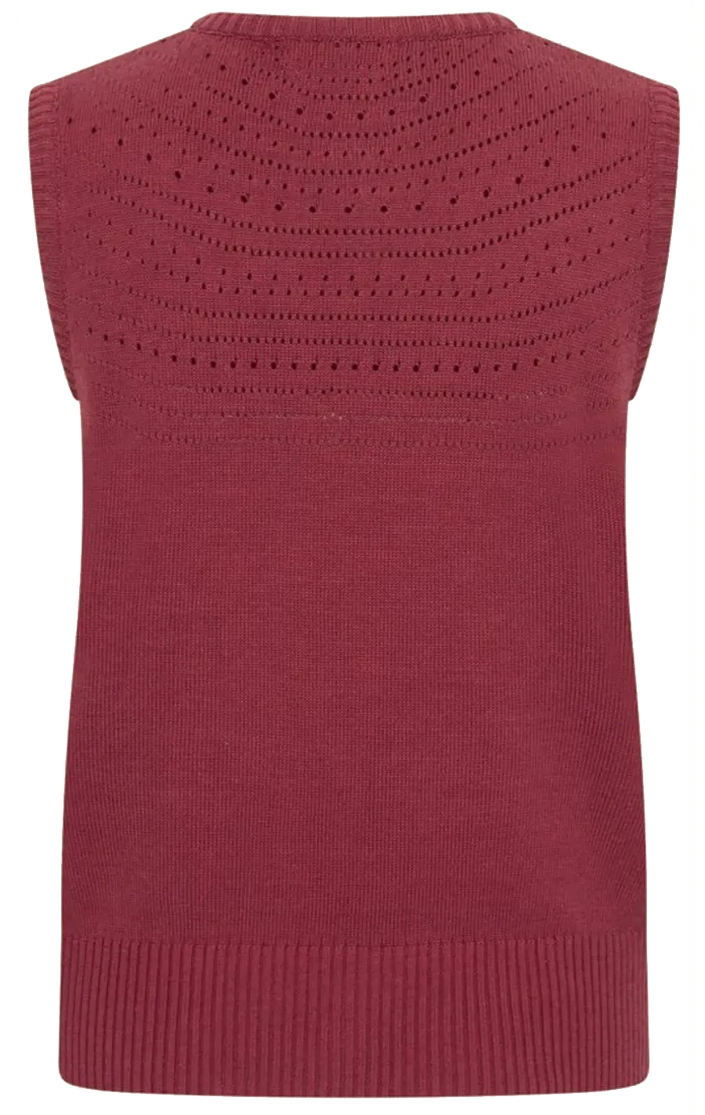 Very_Cherry_BETSY_SPENCER_Feinstrick_Lochmuster_Vintage_Retro_PULLUNDER_Oberteil_-_Marsala_Red-4