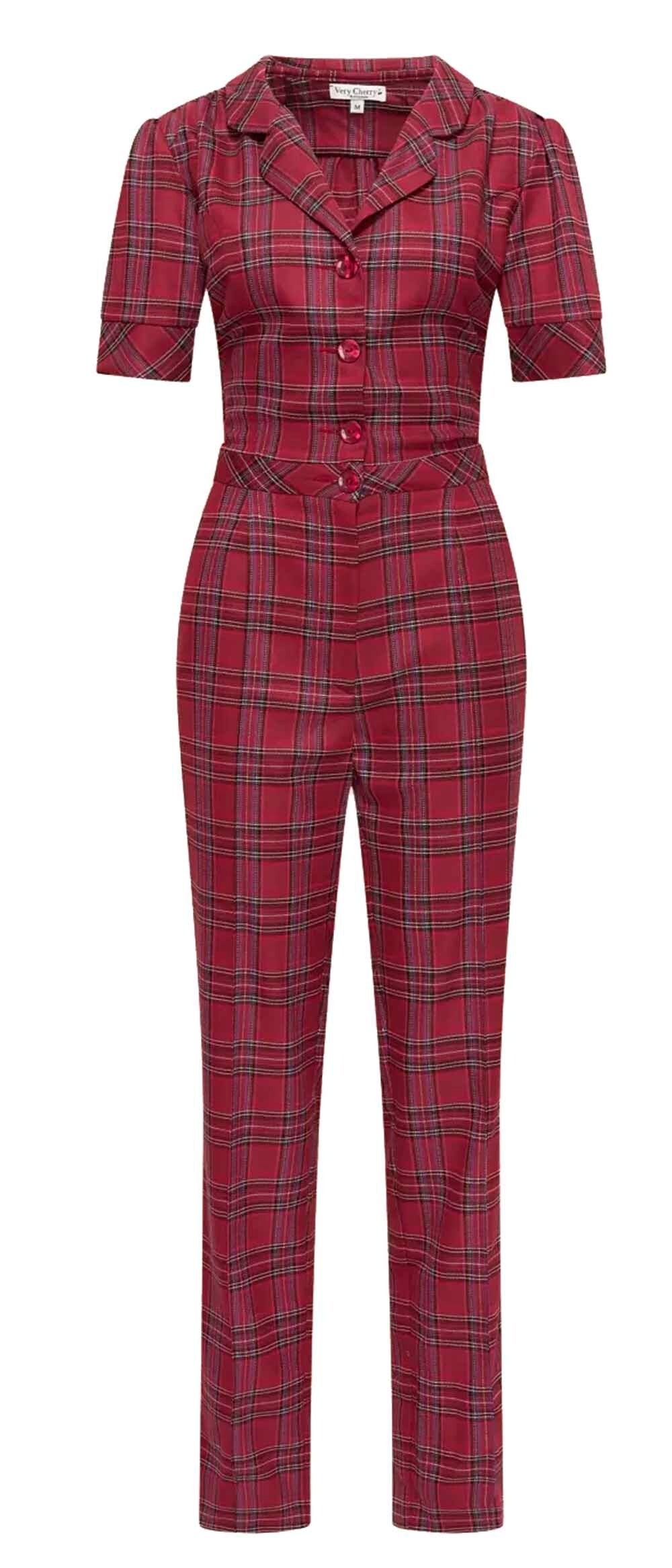 Very_Cherry_CLASSIC_NOLITA_Vintage_CHECK_Tartan_Karo_BUTTONED_Overall_JUMPSUIT_-_Dunkelrot-1
