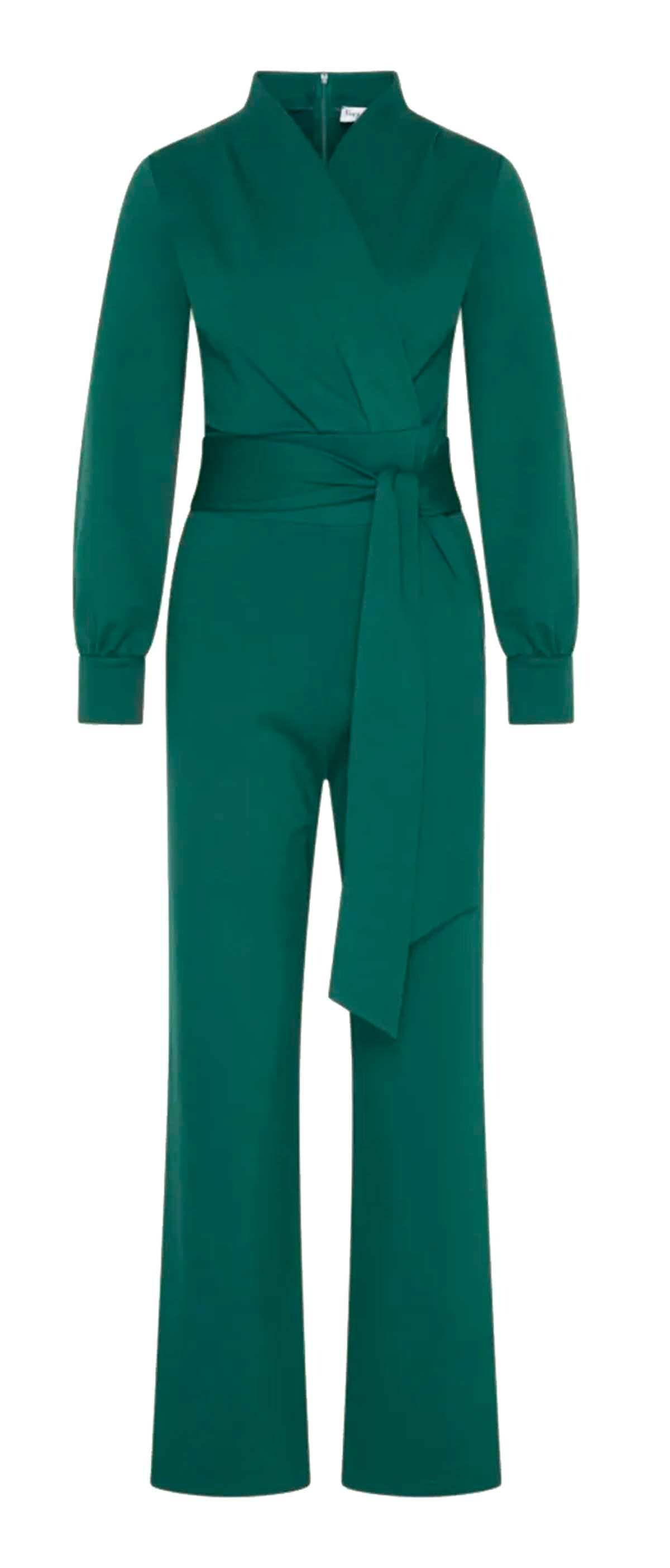 Very_Cherry_EMMYLOU_VINTAGE_Langarm_WRAP_Neck_Retro_JUMPSUIT_Overall_-_Forest_Green-5