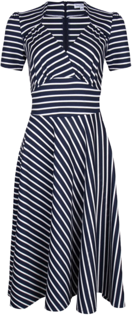 Very_Cherry_HOLLYWOOD_50s_Stripe_STREIFEN_Sweetheart_Kurzarm_SWING_DRESS_Kleid-19CDDbdA5ANWJF