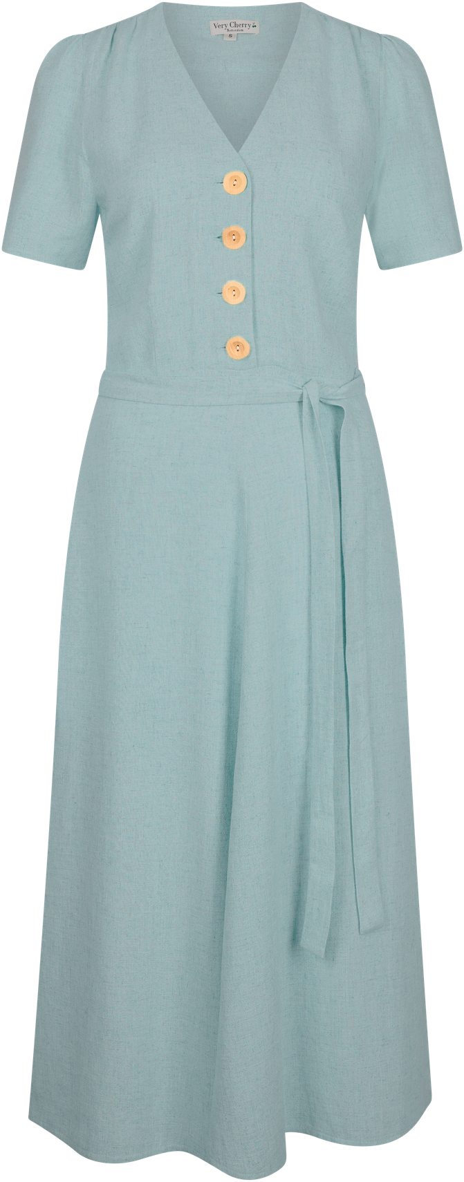 Very_Cherry_MAGNOLIA_LINEN_NATURAL_Charm_50s_Kurzarm_HEMDKLEID_killer_kirsche