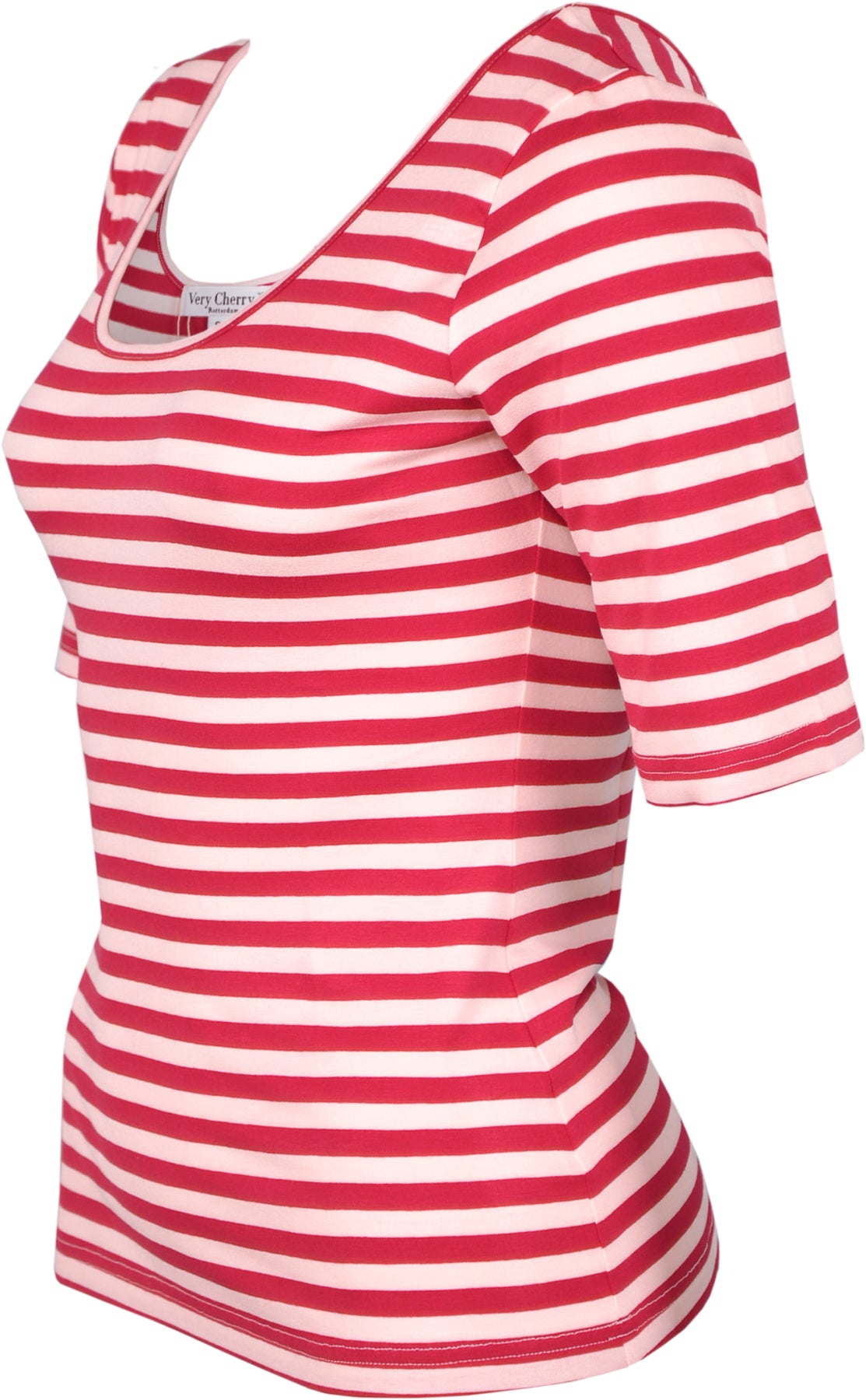 Very_Cherry_NATALYA_STRIPE_Vintage_STREIFEN_Halbarm_Rundhals_Oberteil_SHIRT_-_Rot_Killer_Kirsche-2WgeMasI4f7hHN
