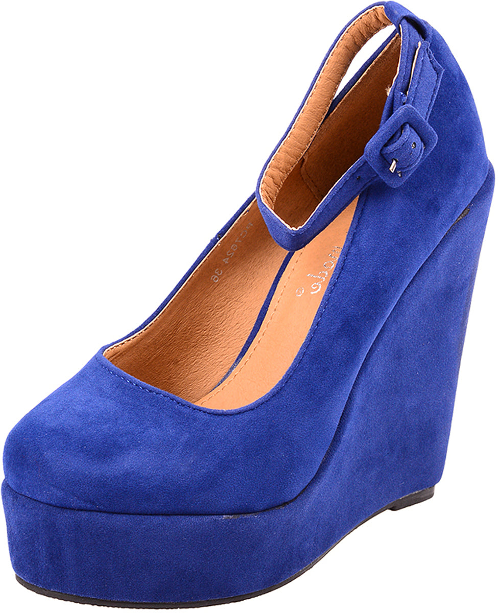 Vintage_50s_RIEMCHEN_Velvet_Mary_Jane_WEDGES_Schuhe_-_BlauoZJtkQMydeIW8