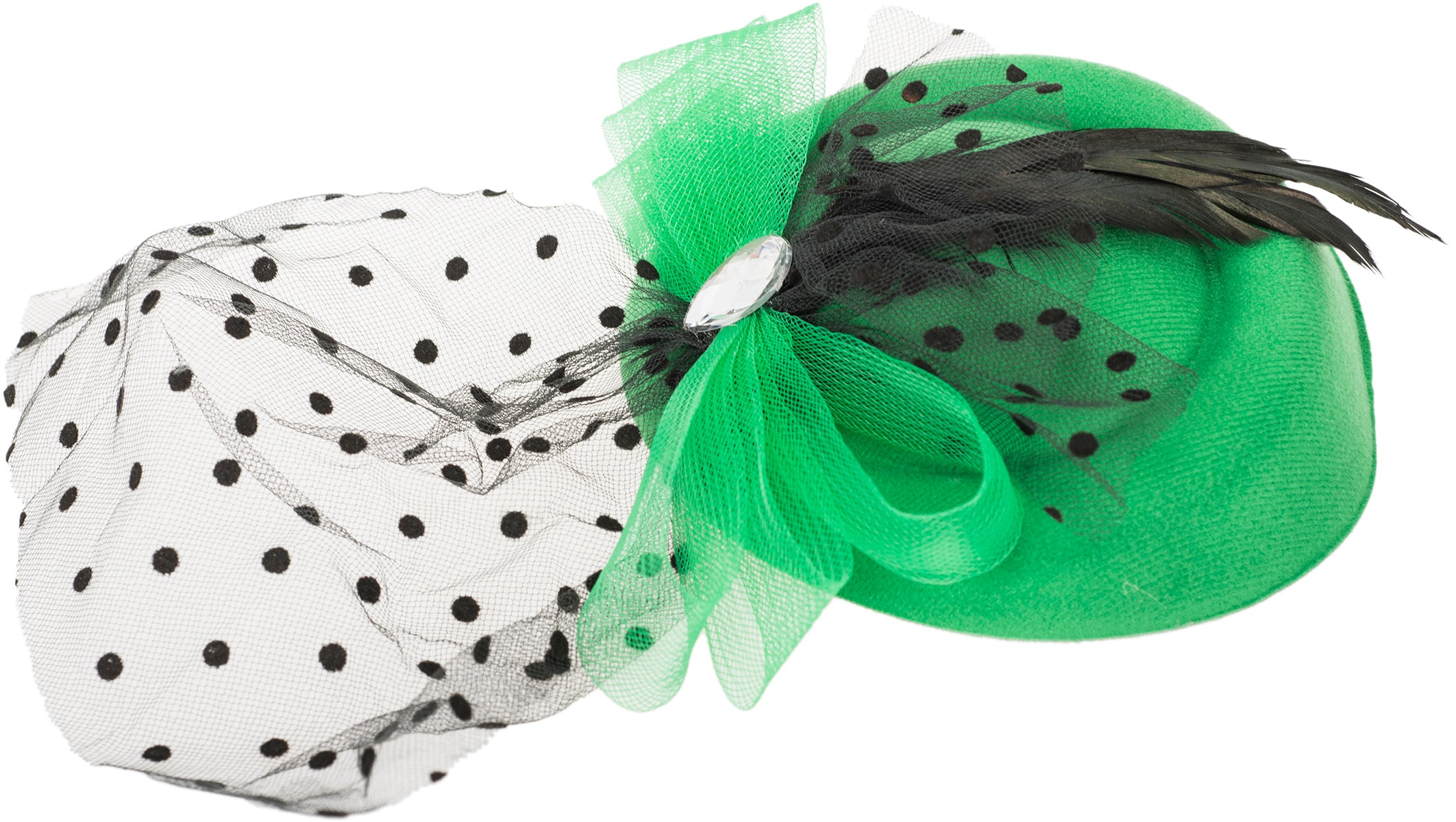 Vintage_ANGELINA_Kristall_BOW_Polka_Dot_PILLBOX_Hut_HEADPIECE-5