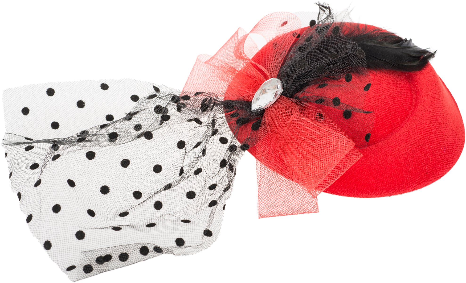 Vintage_ANGELINA_Kristall_BOW_Polka_Dot_PILLBOX_Hut_HEADPIECE-8