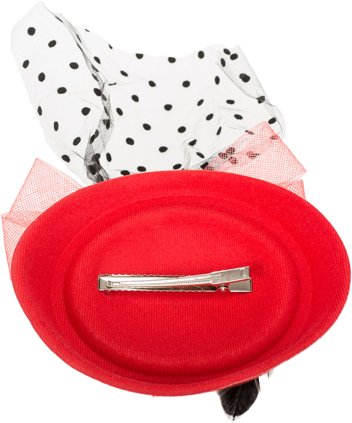 Vintage_ANGELINA_Kristall_BOW_Polka_Dot_PILLBOX_Hut_HEADPIECE-9