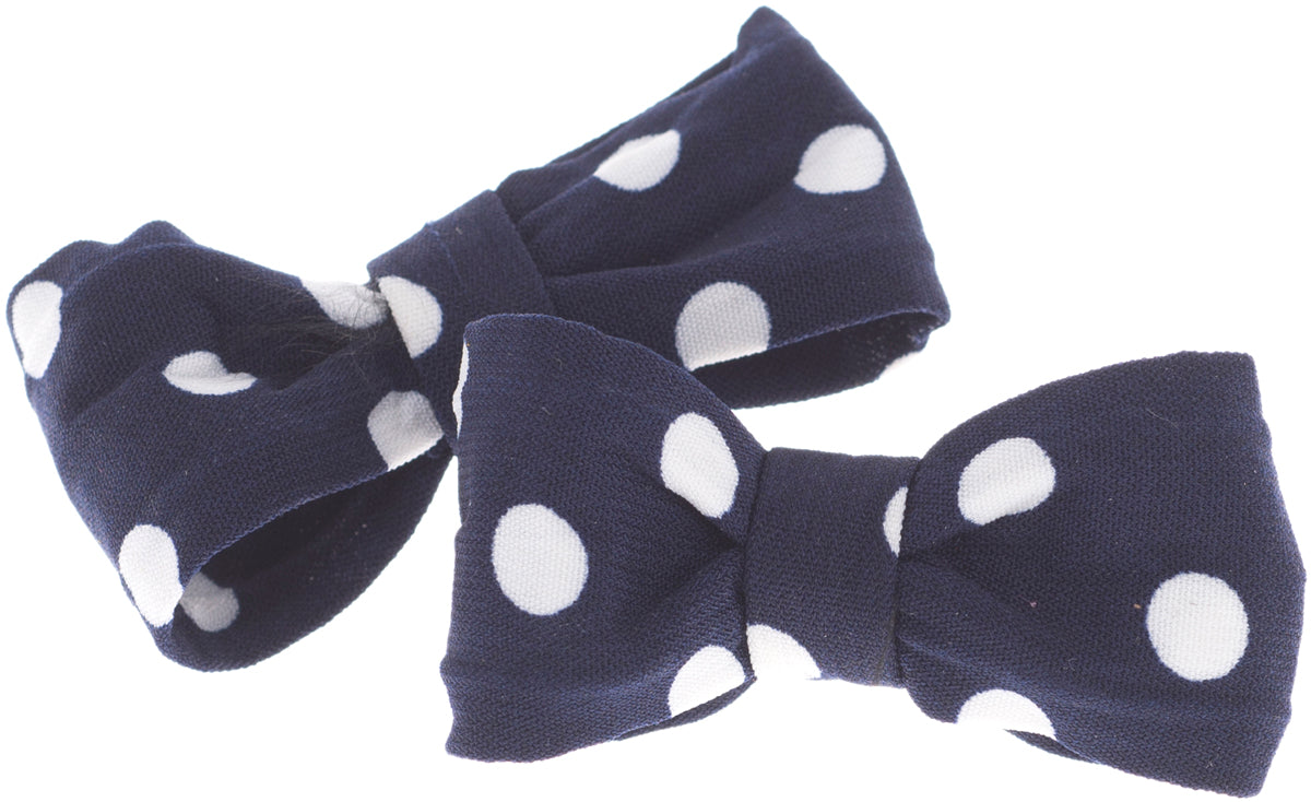 Vintage_ARGELIA_Schleifen_BOW_Polka_Dots_HAARSPANGE_-_1Paar_blau_killer_kirscherRAf6mwlOpAfI