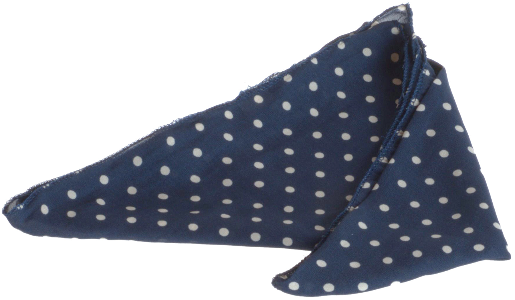 Vintage_AUREA_POLKA_DOT_Retro_PUNKTE_CHIFFON_Haarband_BANDANA_-_Dunkelblau_Killer_Kirsche-2