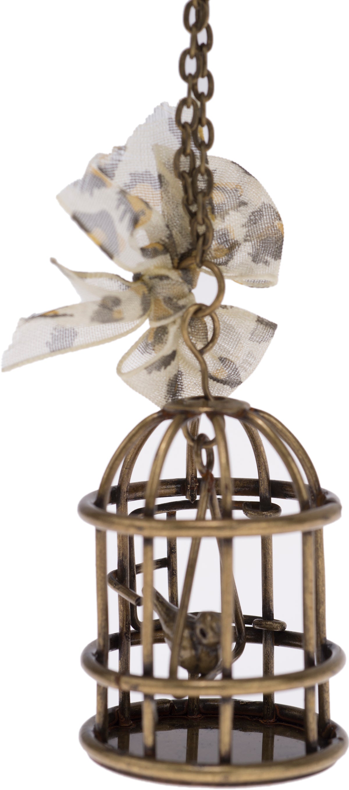 Vintage_BIRDCAGE_Leoparden_BOW_Schleifen_Halskette_Necklace-1