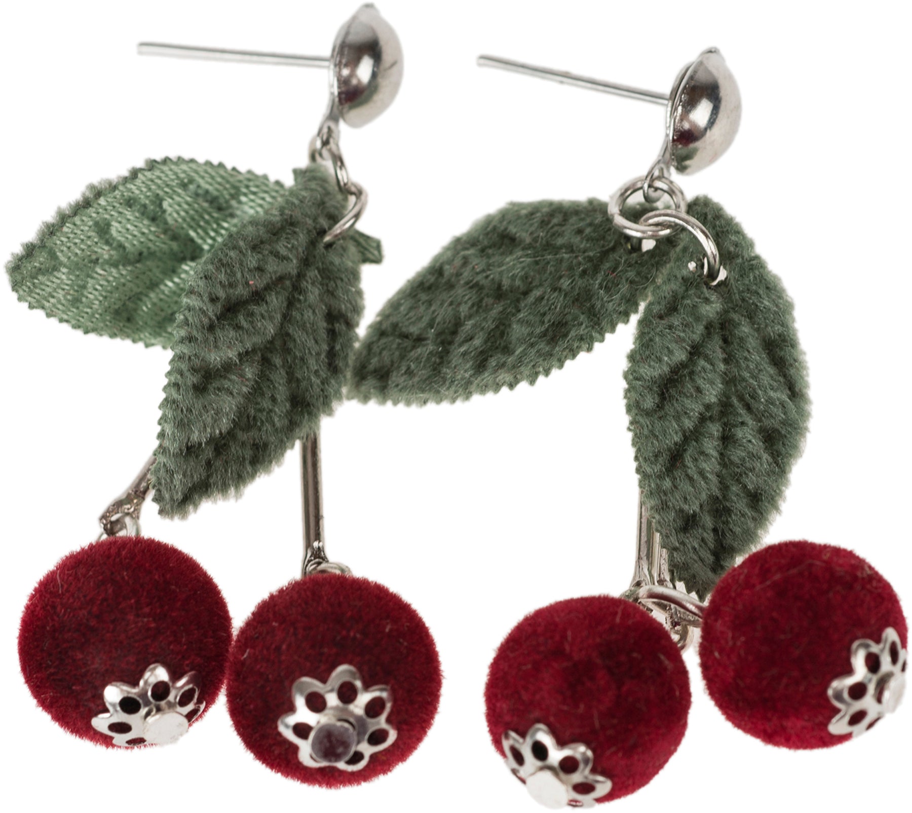 Vintage_BLANCHE_Retro_50s_KIRSCHEN_Velvet_CHERRY_Ohrringe_OHRSTECKER_killer_kirscheyZOQuucdW77cM