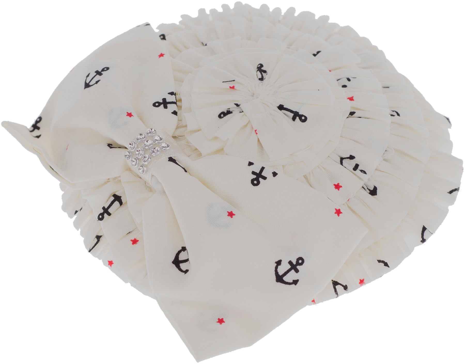 Vintage_CARYN_Ruffle_Nautical_Sailor_ANCHOR_Anker_PILLBOX_Huetchen_Fascinator_-_Weiss_killer_kirscheLlSjXRojb8b20