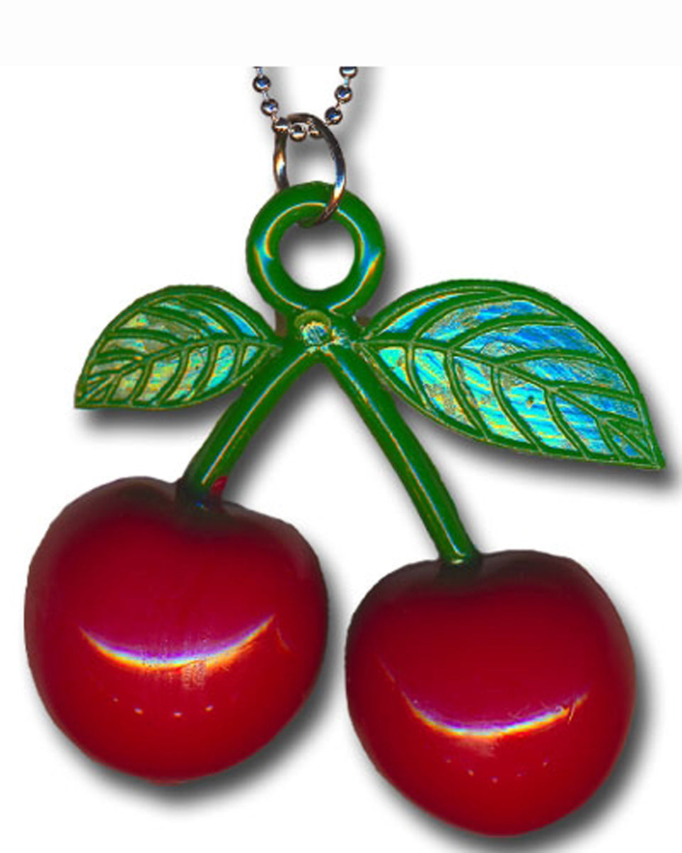 Vintage_CHERRY_Kirschen_Retro_HALSKETTE_killer_kirsche