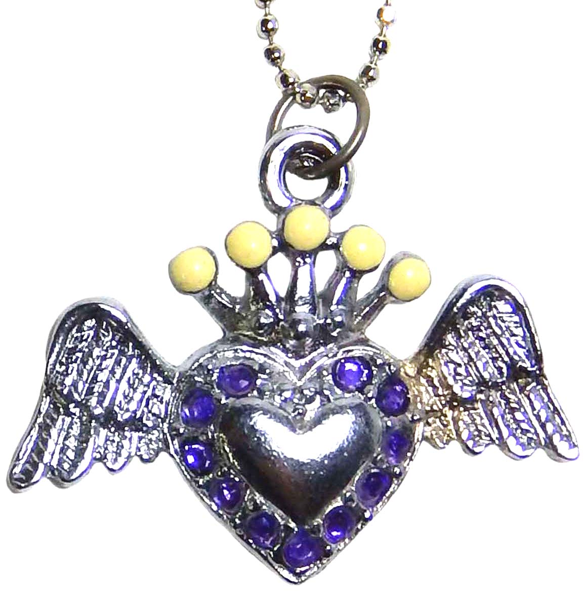 Vintage_FLYING_HEART_Kroenchen_Strass_HALSKETTE_blaubuCShMbQTaLuW