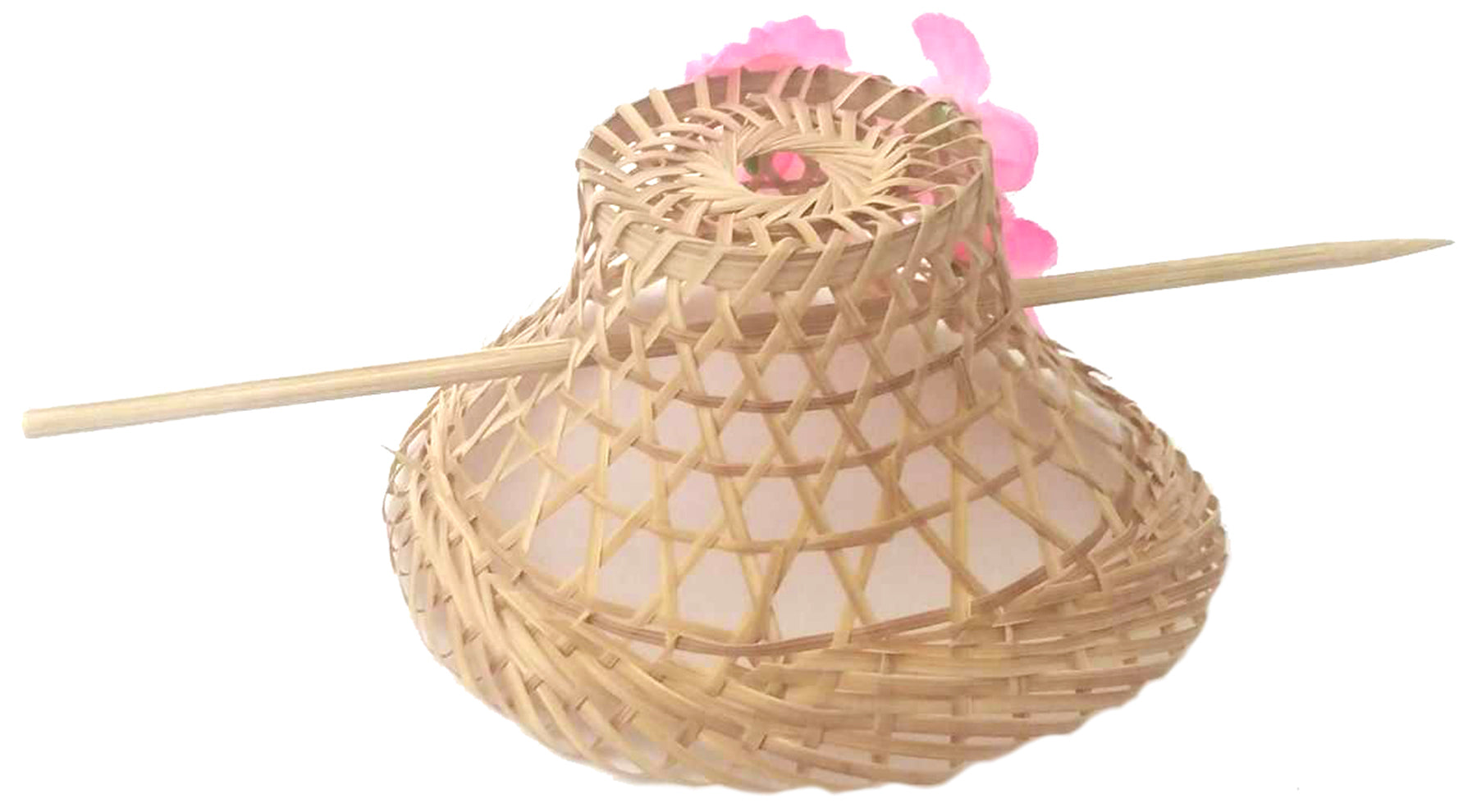 Vintage_HEADPIECE_Strohuetchen_BLueTEN_Haarspange_-_Pink_killer_kirsche2