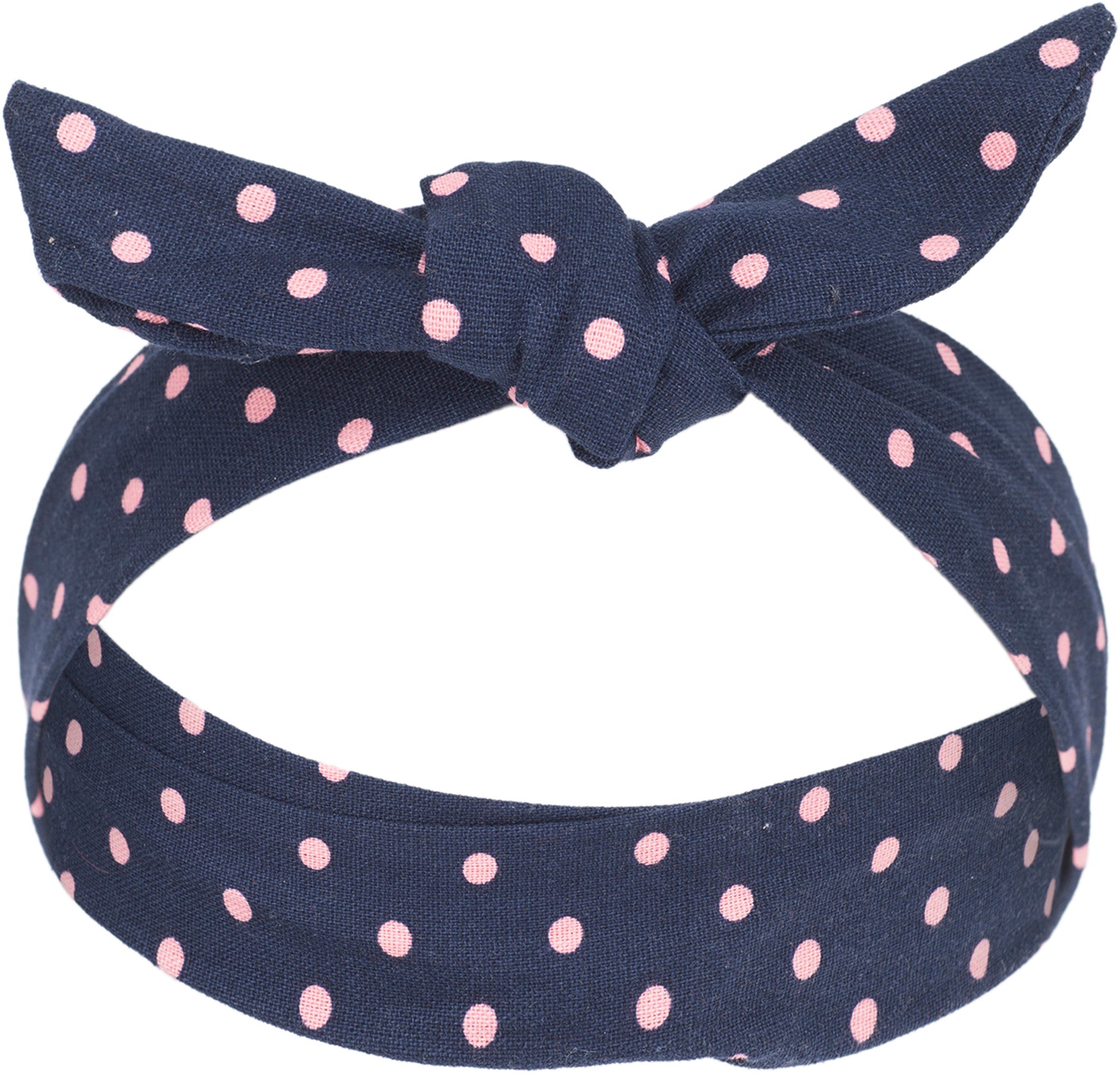 Vintage_ISOBEL_Punkte_POLKA_DOT_50s_Retro_HAARBAND_Hair_Band_dunkelblau_rosa_killer_kirschezWvDwfEj7sD3e