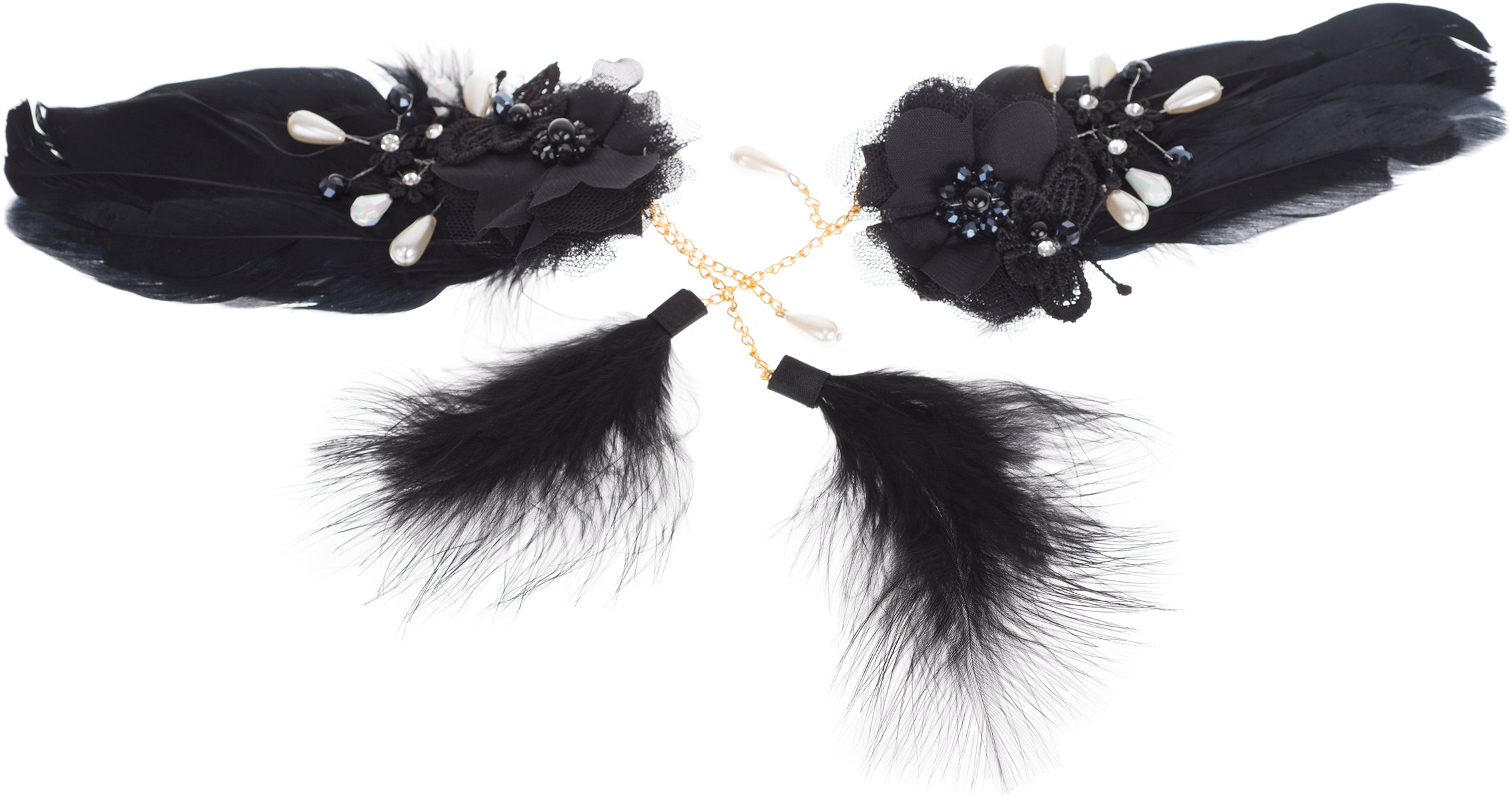 Vintage_JOLEEN_Blumen_PERLEN_Floral_FEDER_FLAPPER_Haarspange_Clip-1