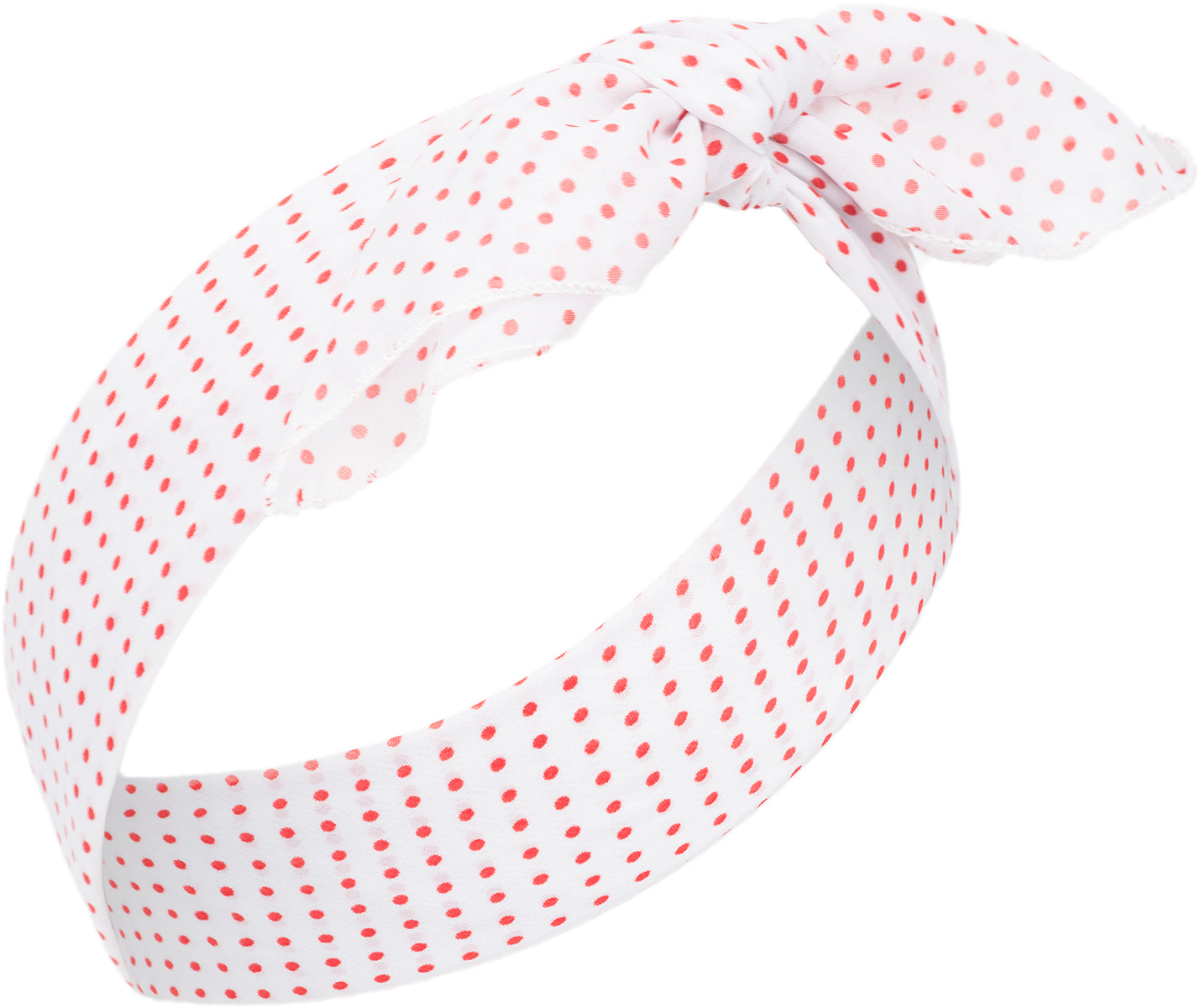 Vintage_LISEL_Polka_Dot_CHIFFON_Punkte_Haarband_BANDANA-2