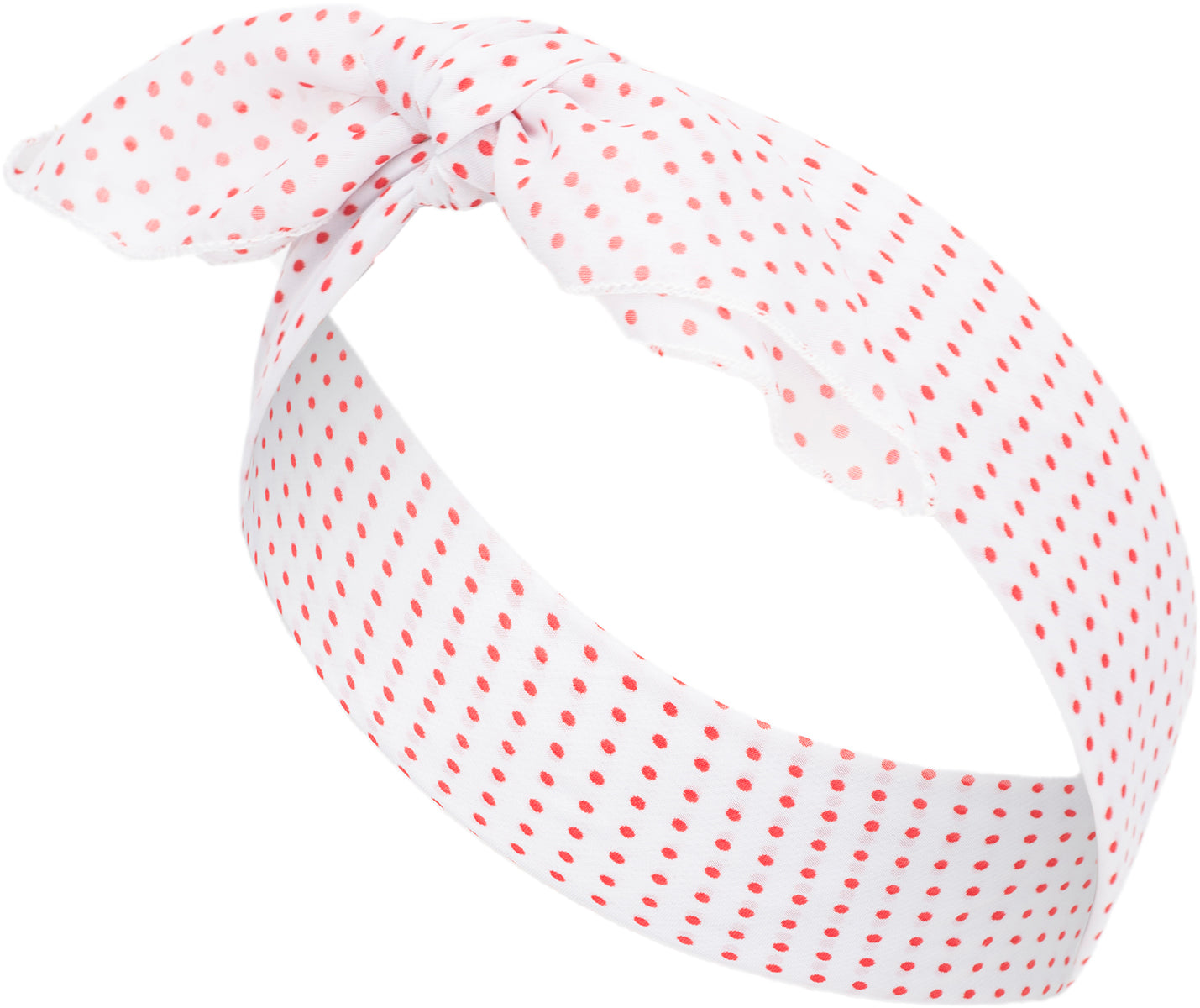 Vintage_LISEL_Polka_Dot_CHIFFON_Punkte_Haarband_BANDANA-3