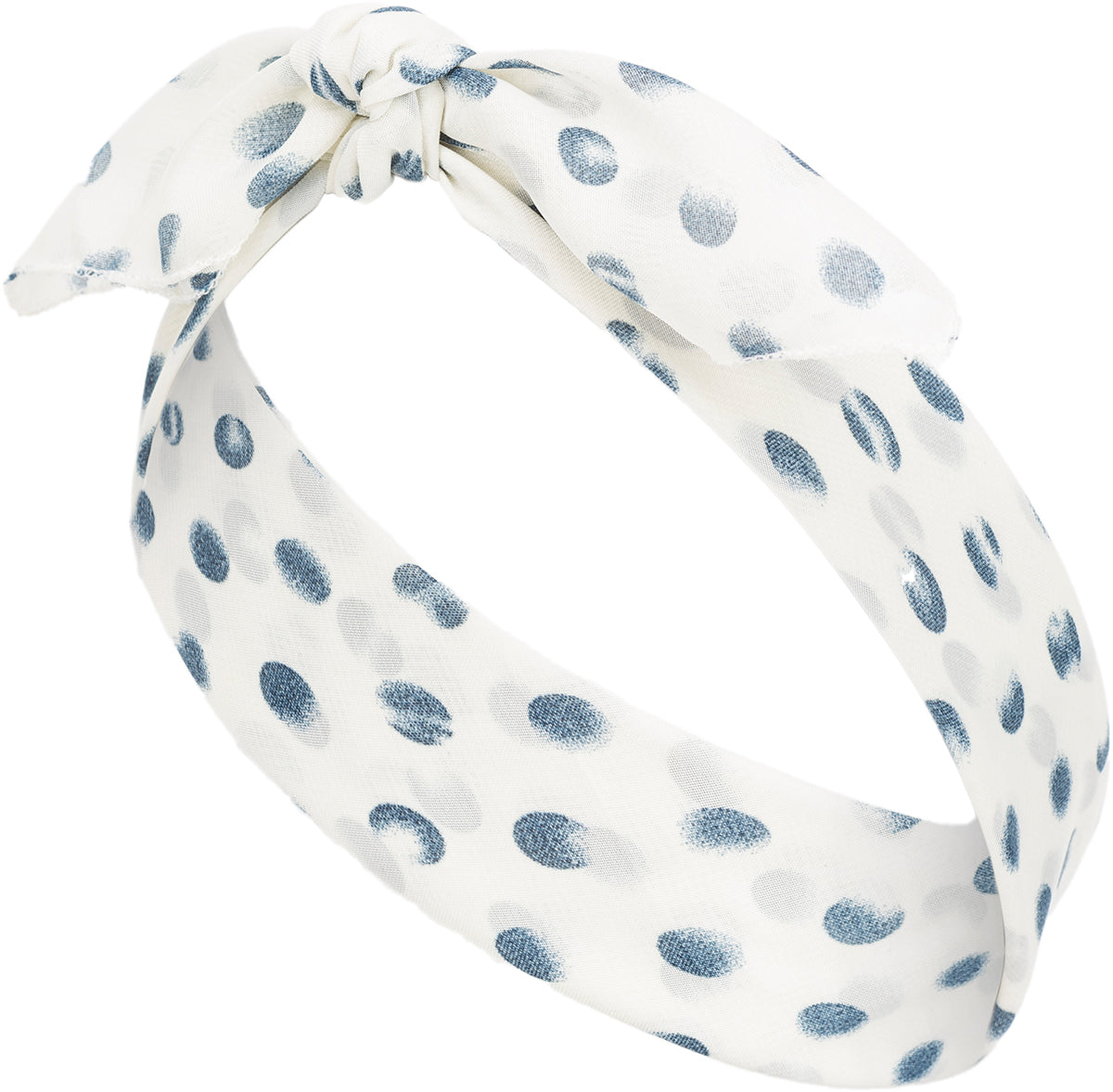 Vintage_MALEEN_Polka_Dot_CHIFFON_Punkte_Haarband_BANDANA-3