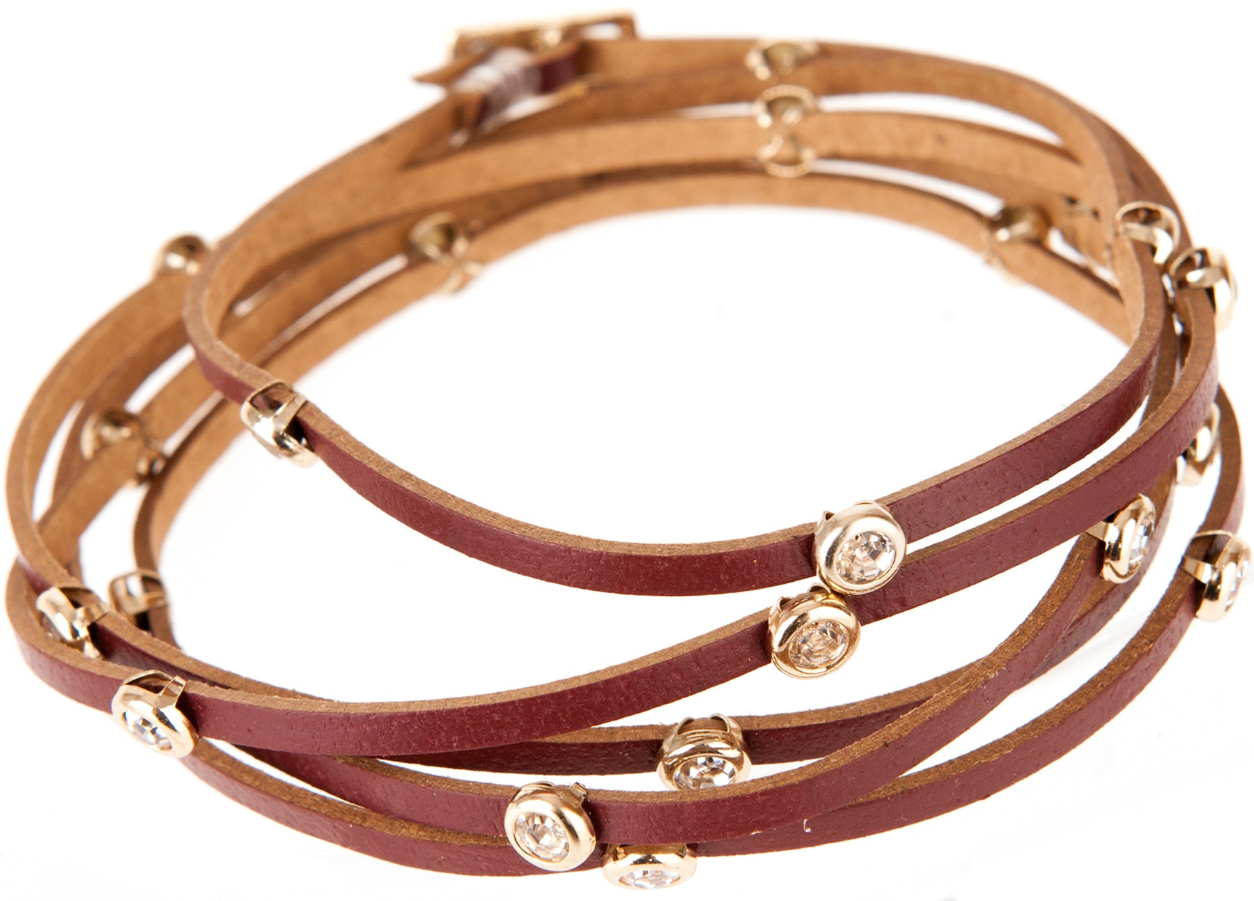 Vintage_MELUSINA_RETRO_GLITZERSTEINCHEN_Nieten_ARMBAND_Armschmuck_-_Weinrot_killer_kirsche