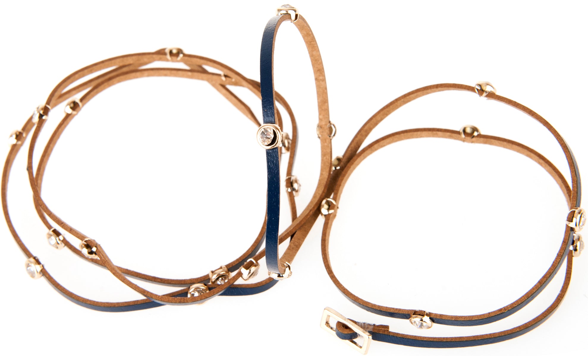 Vintage_MELUSINA_Retro_GLITZERSTEINCHEN_Nieten_ARMBAND_Armschmuckbl-4