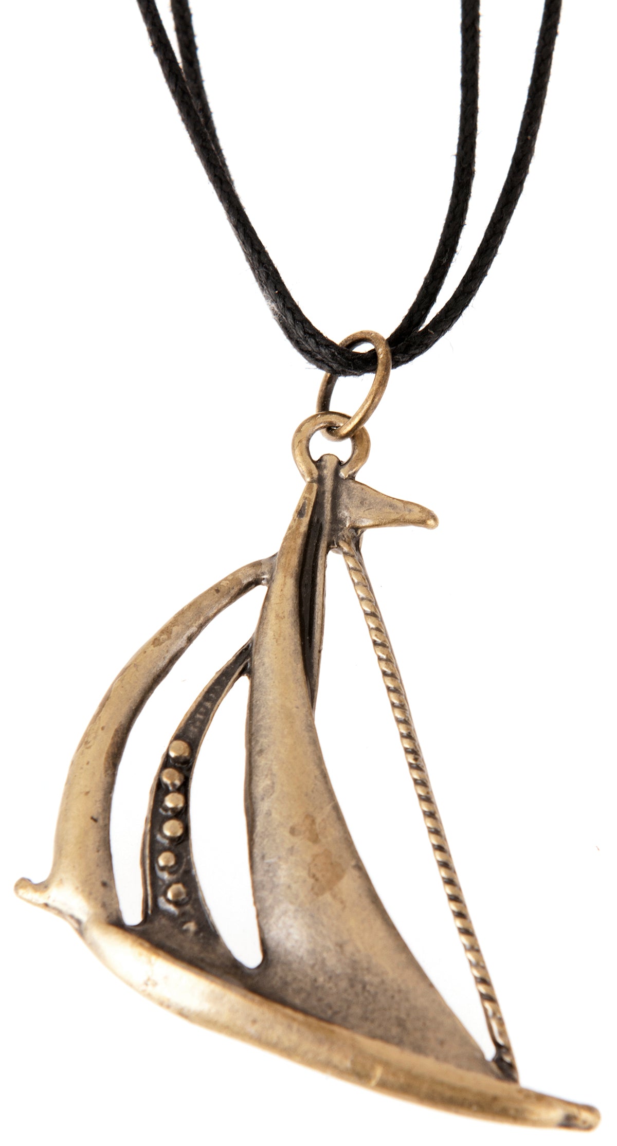 Vintage_MONJA_Maritime_Sailor_SCHIFF_Ship_Halskette_Halsband_Schmuck-1