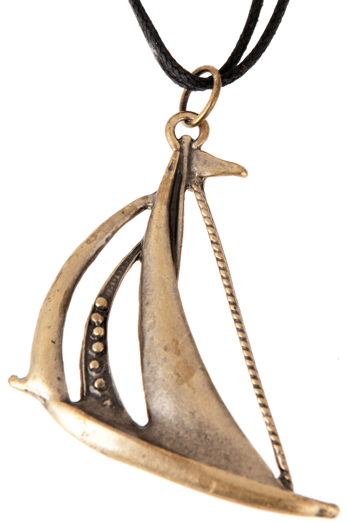 Vintage_MONJA_Maritime_Sailor_SCHIFF_Ship_Halskette_Halsband_Schmuck_killler_kirsche