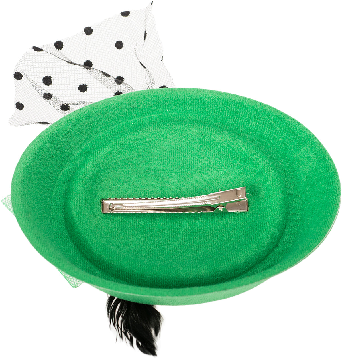 Vintage_NEDA_Rose_BOW_Polka_Dot_Feder_PILLBOX_Hut_HEADPIECE-3