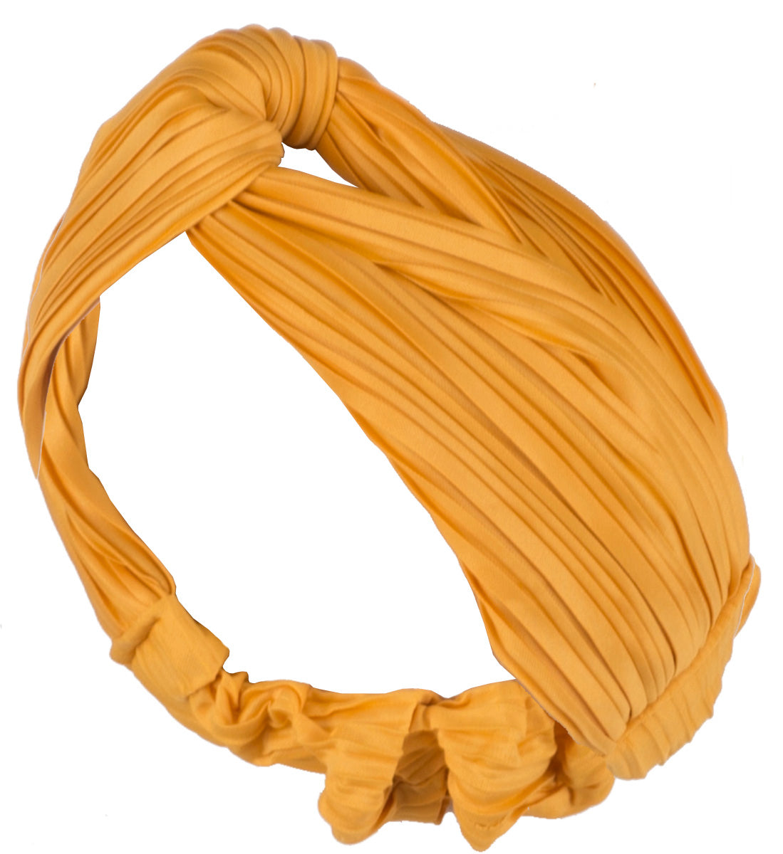 Vintage_PLEATED_Nostalgic_PLISSEE_Retro_STIRNBAND_Haarband_HAIRBAND_gelb-2