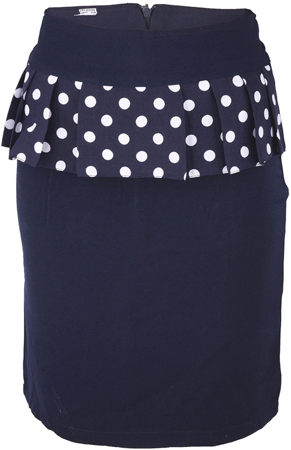 Vintage_POLKA_DOTS_Ruffle_Volant_Pin_Up_PENCIL_SKIRT_Rock_-_BlauoTOsf0OG9jxOB