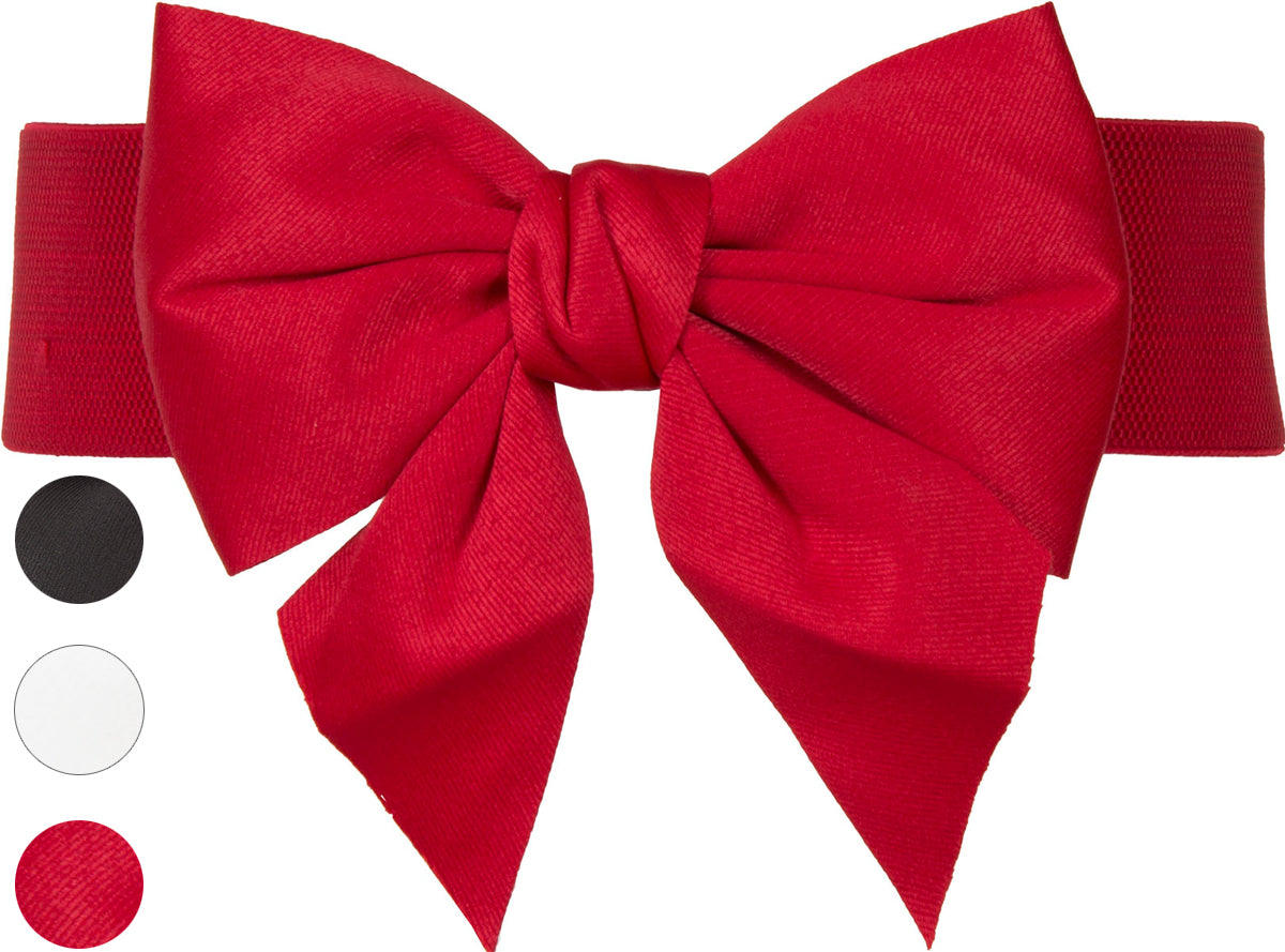 Vintage_QUILIA_Big_Bow_SCHLEIFEN_Retro_Stretch_50s_TAILLENGueRTEL_GaleriebildEQamE0i5H23F3