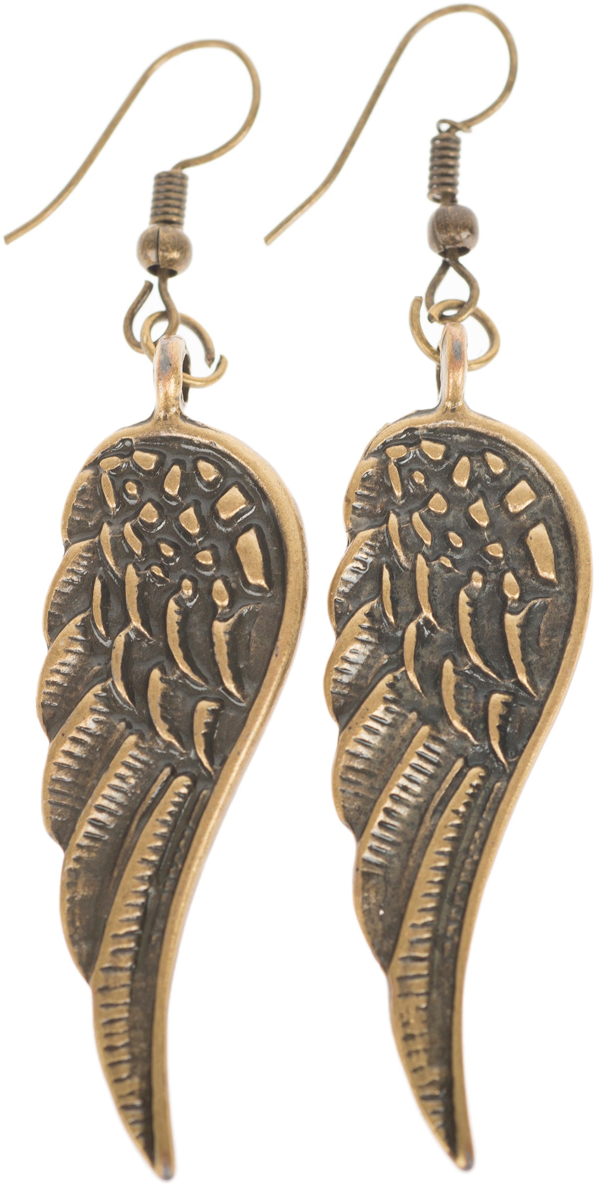 Vintage_REBECCA_Engelsfluegel_ANGEL_WINGS_Ohrringe_OHRHaeNGER_-_Altgoldfarben-1