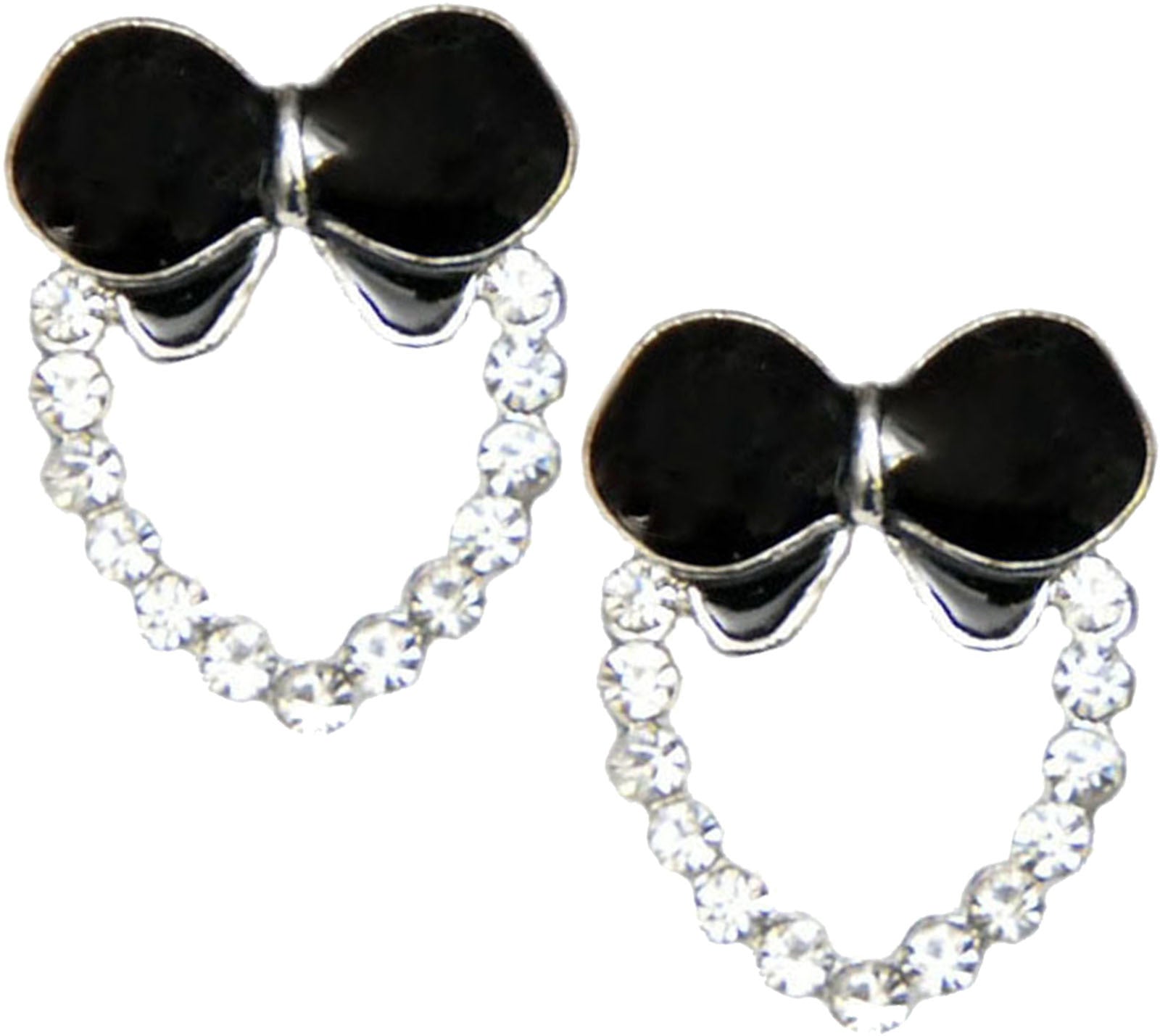 Vintage_Rhinestone_HEART_Bow_Schleifen_OHRSTECKER_killer_kirsche