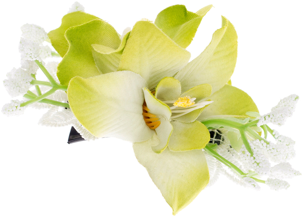 Vintage_SHANTELLE_Floral_FLOWER_Blumen_Haarspange_gruen_killer_kirschec9vhaaT958u1T