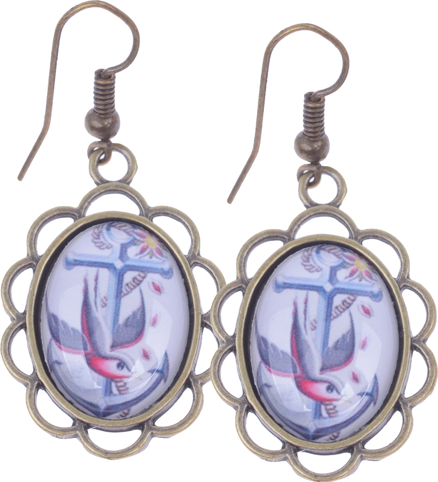 Vintage_SWALLOW_Anker_ANCHOR_Retro_OHRHaeNGER_killer_kirsche