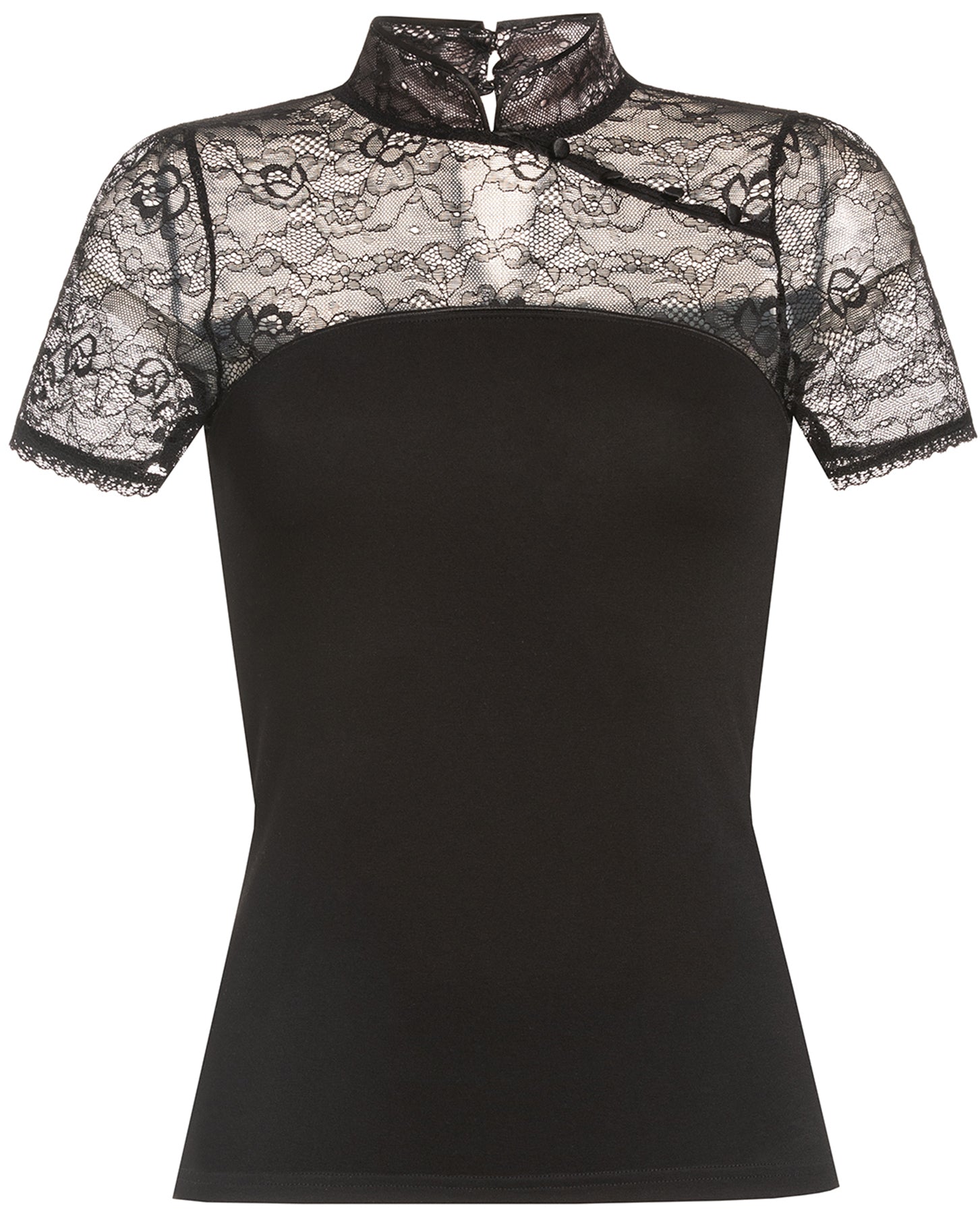Vive_Maria_ASIA_NIGHT_Stehkragen_Retro_FLORAL_LACE_Spitze_Kurzarm_SHIRT_Oberteil_killer_kirsche_2
